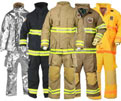 photo of fireman uniforms